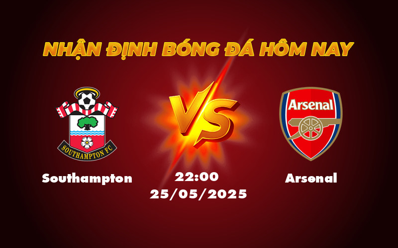 southampton arsenal 25 05 ngoai hang anh